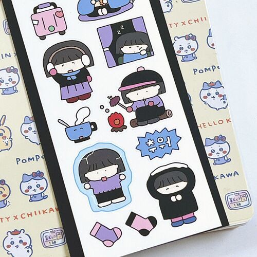 Dino & Hodu Winter Story Sticker - Image 7