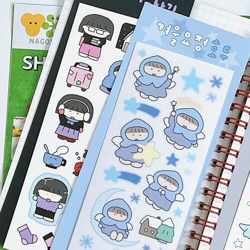 Dino & Hodu Winter Story Sticker - Image 6