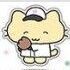 Kawaii Baseball Girls Sticker, 03 Cat & Hodu
