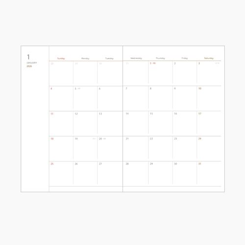 2026 Large Rainbow Scheduler - Image 13