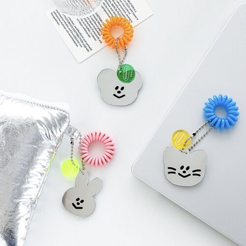 Smiley Acrylic Mirror Charm