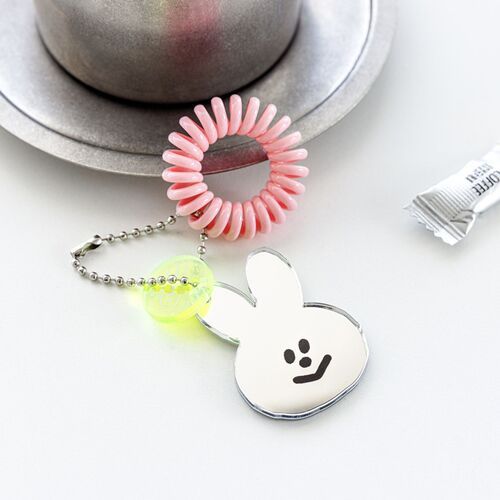 Smiley Acrylic Mirror Charm - Image 8