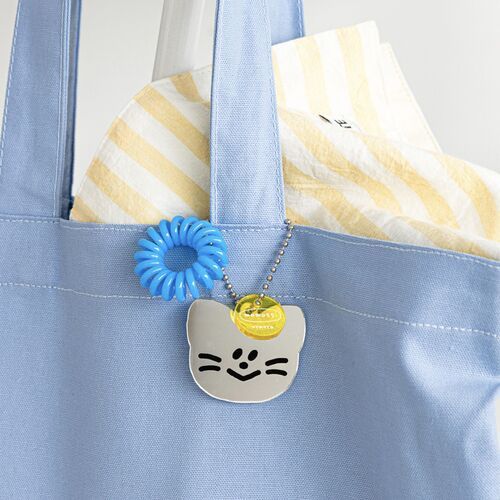 Smiley Acrylic Mirror Charm - Image 2