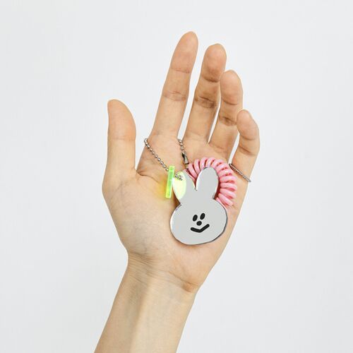 Smiley Acrylic Mirror Charm - Image 3