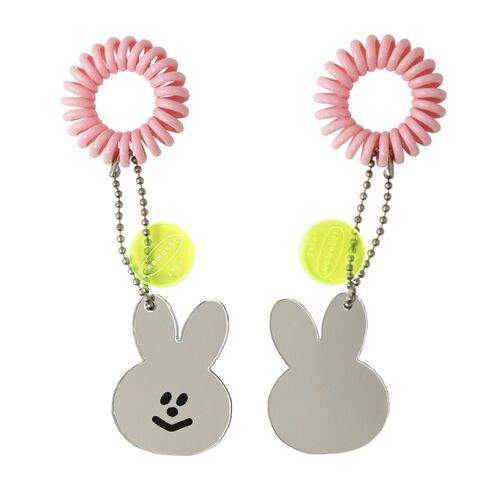 Smiley Acrylic Mirror Charm - Image 5