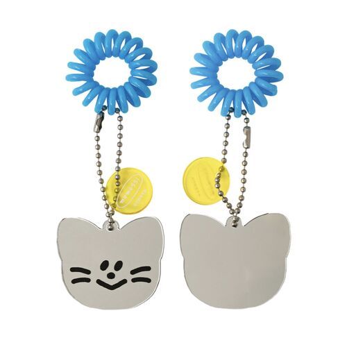 Smiley Acrylic Mirror Charm - Image 6