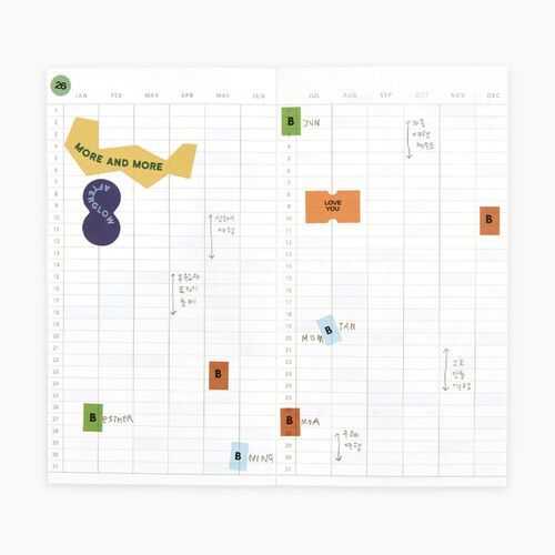 2026 Small Rainbow Scheduler - Image 12