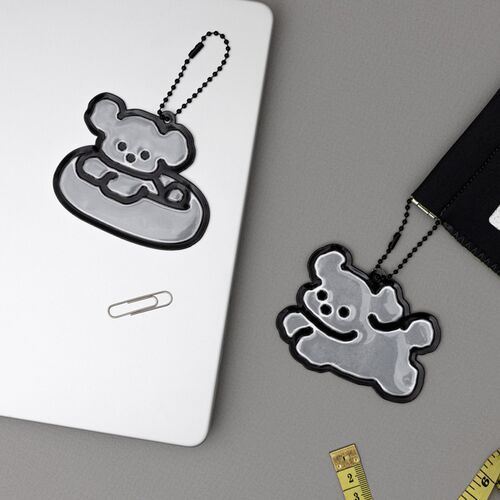 Coi Puppy Reflective Keychain