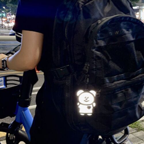 Momo Bear Reflective Keychain - Image 6
