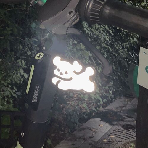 Momo Bear Reflective Keychain - Image 8