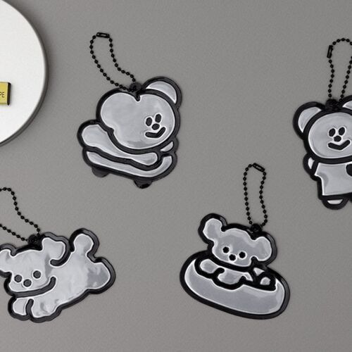 Momo Bear Reflective Keychain - Image 10