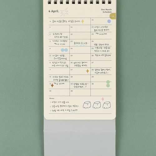 2026 One Month Goal Tracker Standing Calendar - Image 4