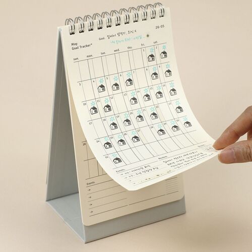 2026 One Month Goal Tracker Standing Calendar - Image 8