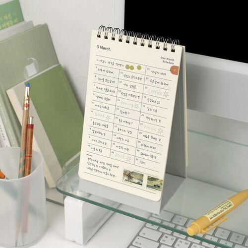 2026 One Month Goal Tracker Standing Calendar - Image 9