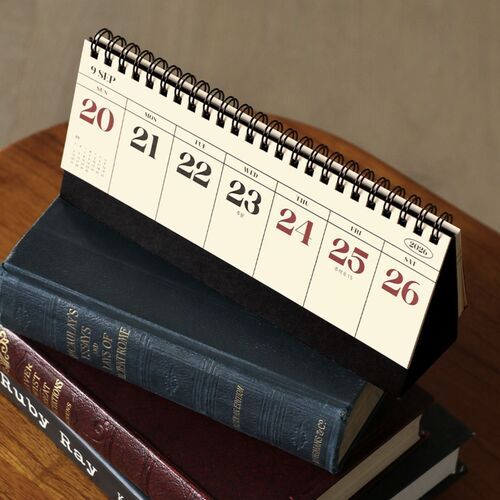 2026 Retro Weekly Standing Calendar - Image 5