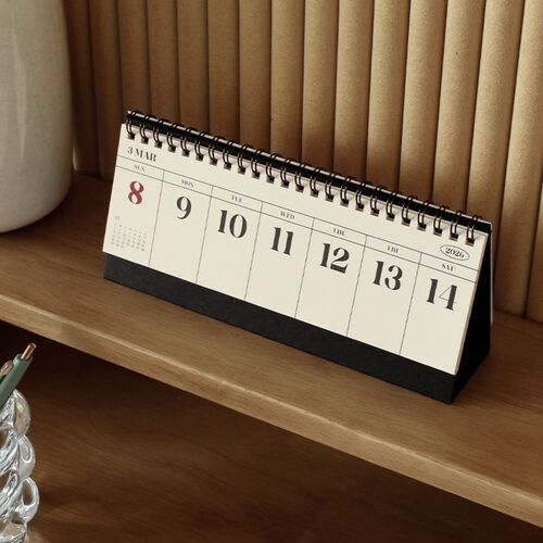 2026 Retro Weekly Standing Calendar - Image 7