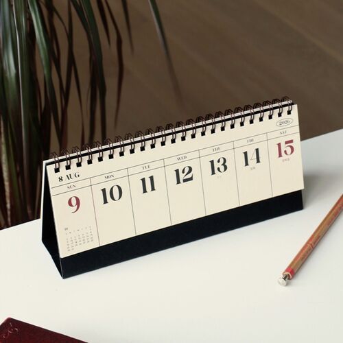 2026 Retro Weekly Standing Calendar