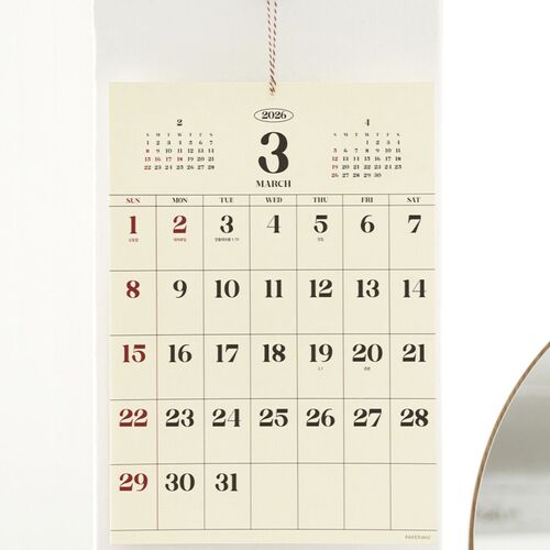 2026 XL Retro Wall Calendar - Image 3