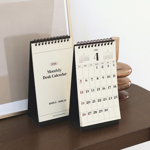 2026 Retro Monthly Standing Calendar - Image 2