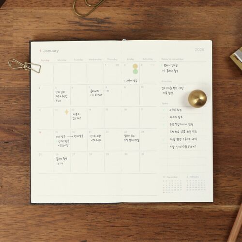 2026 Attitude Pocket Hardcover Weekly Planner - Image 10