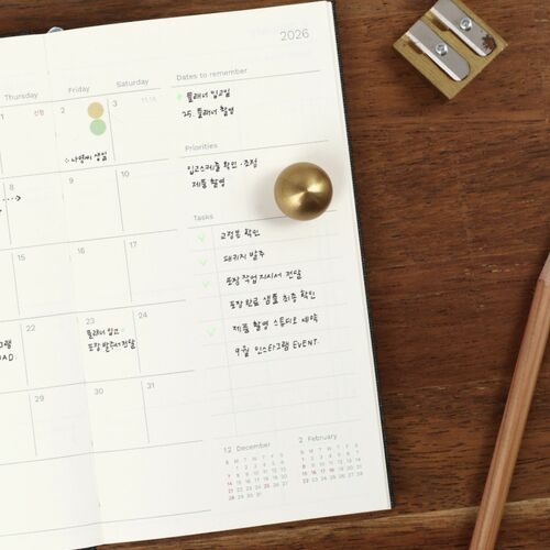 2026 Attitude Pocket Hardcover Weekly Planner - Image 11