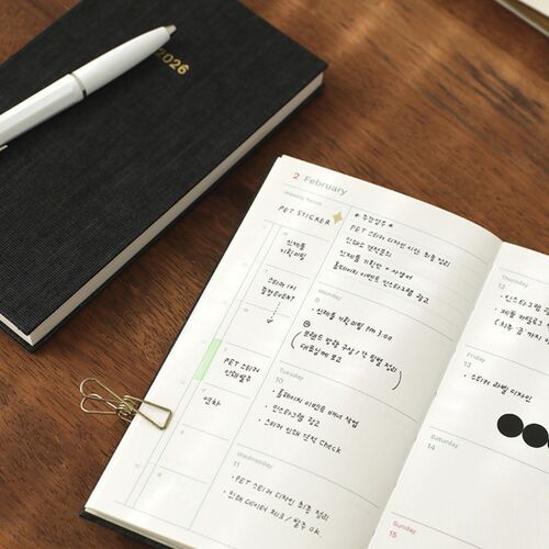 2026 Attitude Pocket Hardcover Weekly Planner - Image 8