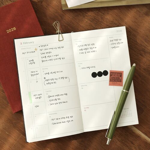 2026 Attitude Pocket Hardcover Weekly Planner - Image 12