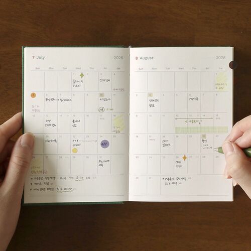 2026 Attitude A6 Hardcover Daily Planner - Image 12