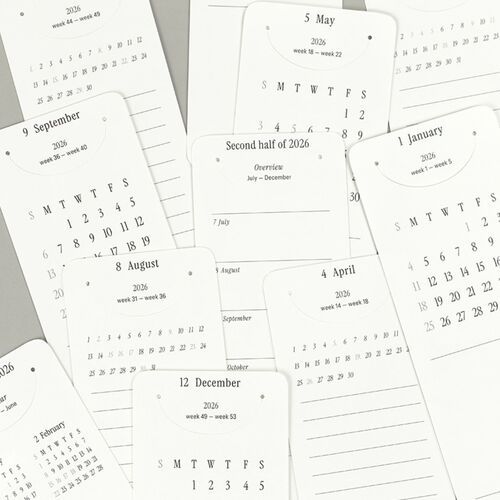 2026 Calendar Bookmark Set - Image 12