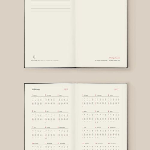 2026 Attitude B6 Hardcover Weekly Planner - Image 15