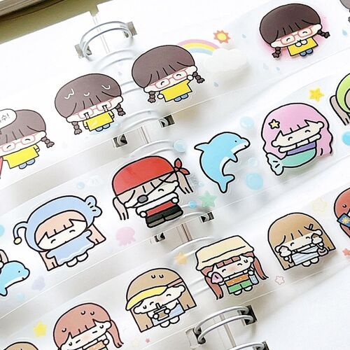 Girl Themed Kiss Cut Masking Tape v2