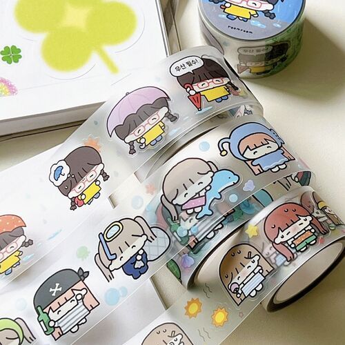 Girl Themed Kiss Cut Masking Tape v2 - Image 6