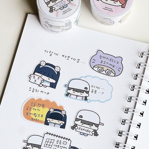 Girl Themed Kiss Cut Masking Tape v2 - Image 8