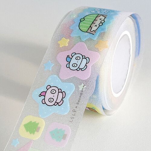 Winter Things Glitter Kiss Cut Masking Tape