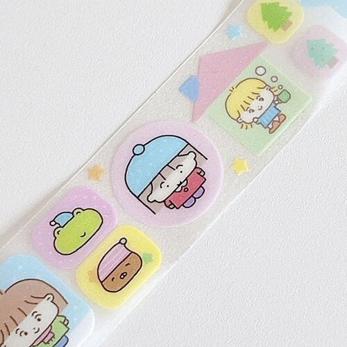 Winter Things Glitter Kiss Cut Masking Tape - Image 3