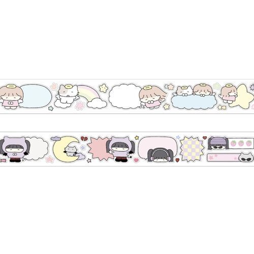 Girl Themed Paper Sticker Roll - Image 2