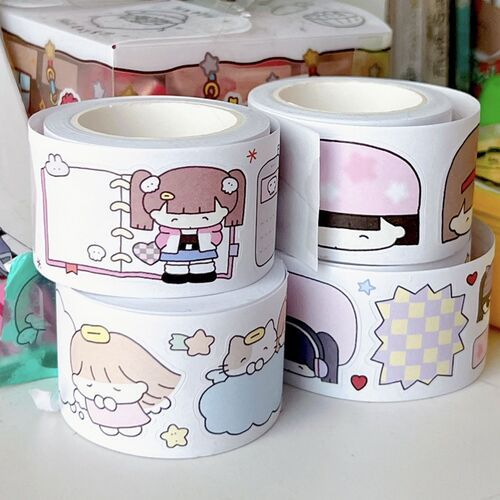 Girl Themed Paper Sticker Roll - Image 5