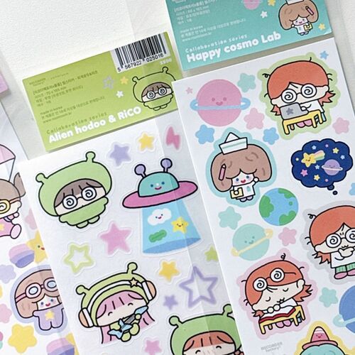 Kawaii Alien Research Lab Sticker - Image 3