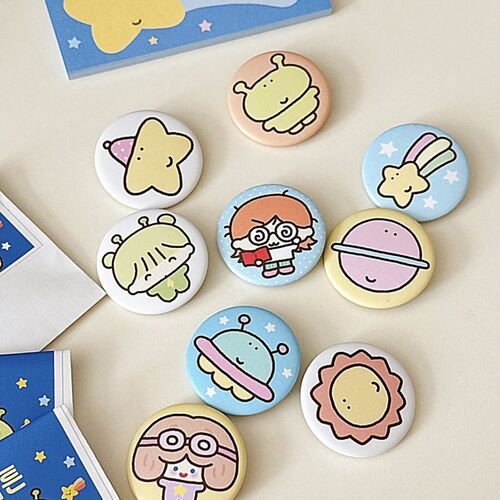 Alien & Space Friends Mystery Button Pin