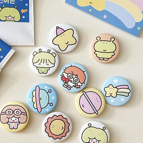 Alien & Space Friends Mystery Button Pin - Image 2