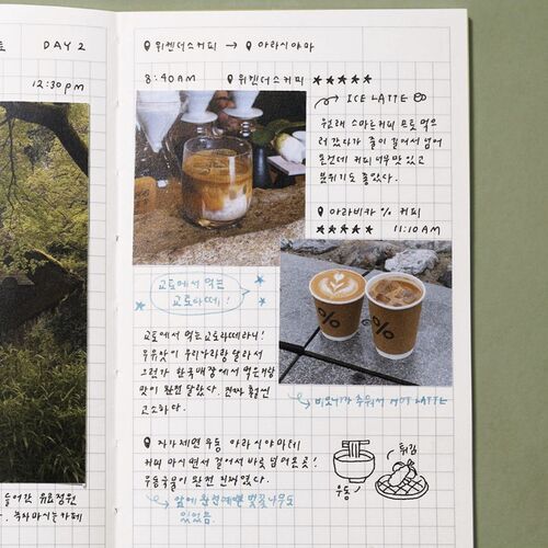 Fountain Friendly Zip Grid Notebook - Image 4