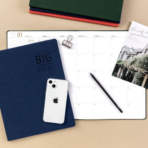 2026 Big Leather Monthly Planner - Image 3