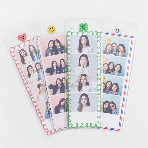 4 Cut Slim Photo Holder Key Chain - Image 8