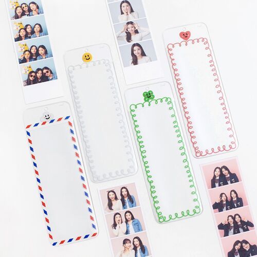 4 Cut Slim Photo Holder Key Chain
