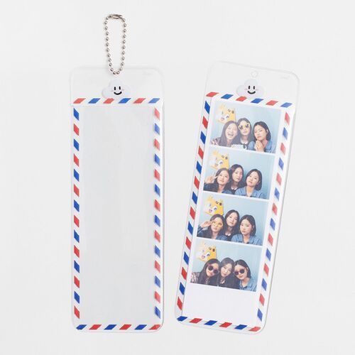4 Cut Slim Photo Holder Key Chain - Image 3