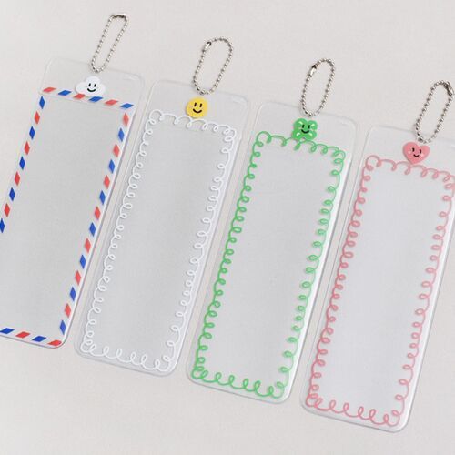 4 Cut Slim Photo Holder Key Chain - Image 10