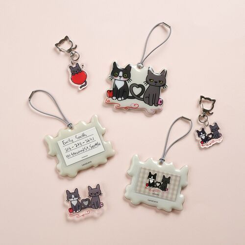 Lana & Tuxedo Cat Soft Travel Tag - Image 2