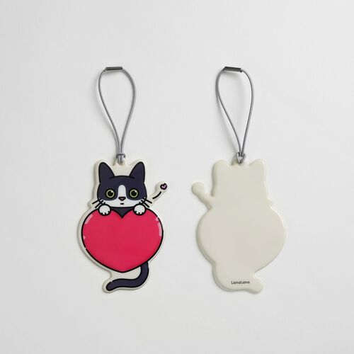 Lana & Tuxedo Cat Soft Travel Tag - Image 4