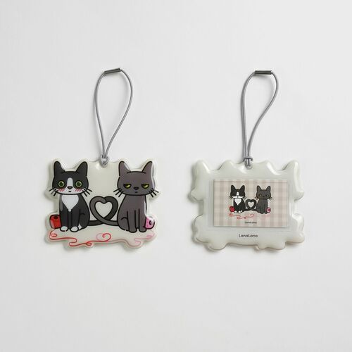 Lana & Tuxedo Cat Soft Travel Tag - Image 3