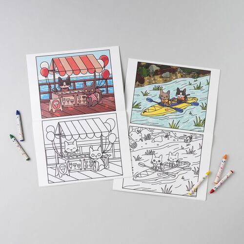 Lana & Tuxedo Cat Coloring Book - Image 3